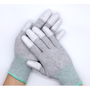 13Gauge Antistatic Carbon Fiber ESD Top Fit Gloves for Inspection Use